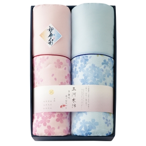 三河木綿 ダブルガーゼ肌布団2枚セット【rm25b047gc071】