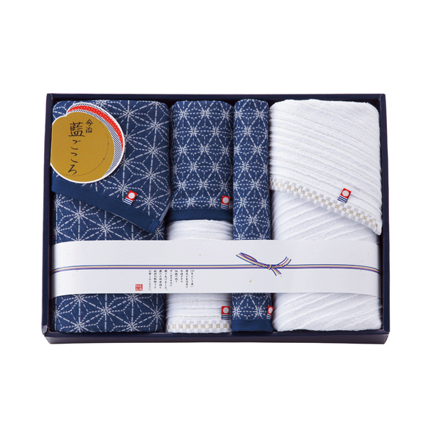 藍ごころ タオルセット【rm26c142gc095】