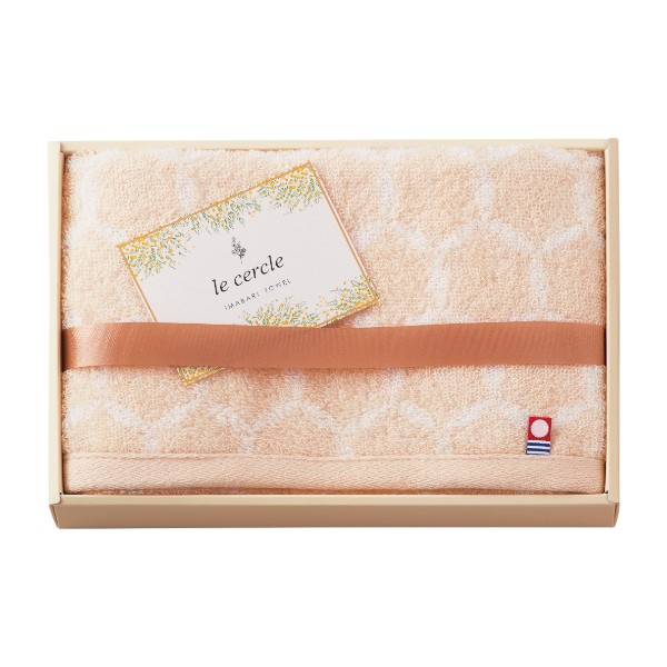 ル・セルクル 今治産フェイスタオル ベージュ【rm26c132gc016】