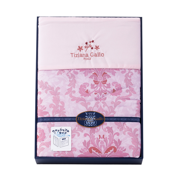 ティツィアナ・ガロ ウォッシャブル肌掛けふとん ピンク【rm26c158gc042】