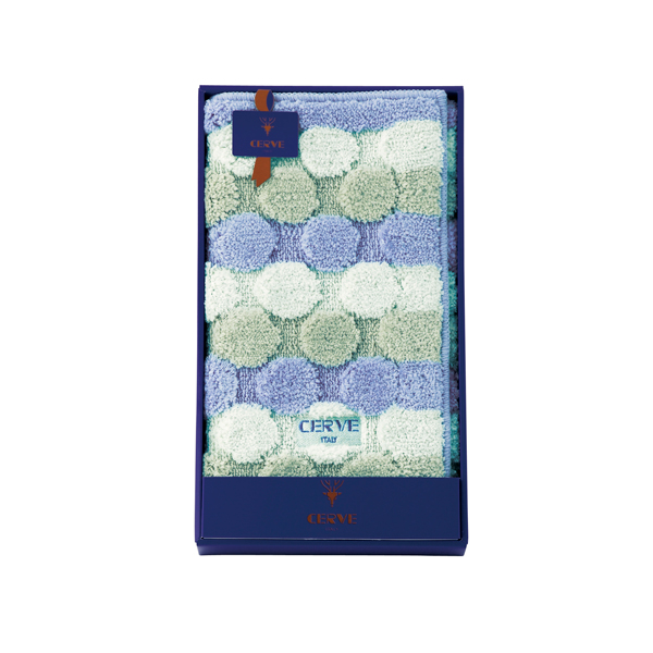 チェルベ ドット バスマット ブルー【rm26c173gc020】