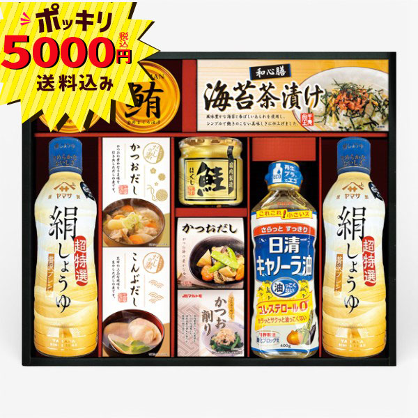 【5000円ポッキリ 送料無料】ヤマサ絹しょうゆバラエティギフト【rm26c086gc055】
