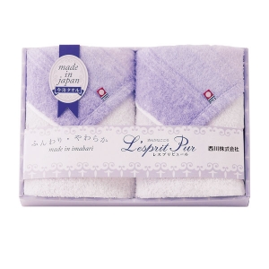 nishikawa レスプリ 今治製ウォッシュタオル2P【rm25b010gc011】