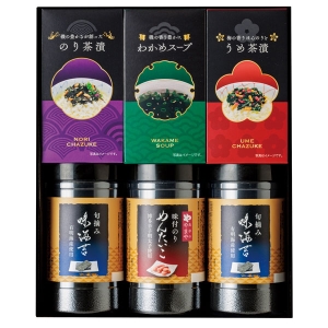 味付海苔・お茶漬け・スープ詰合せ【rm25b156gc054】