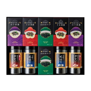 味付海苔・お茶漬け・スープ詰合せ【rm25b156gc078】