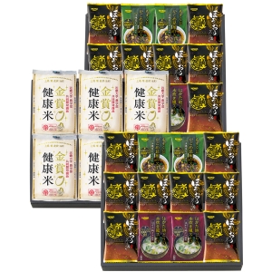 千莉菴 からだにやさしさ＋ 国産フリーズドライ ほうおうスープ 「金賞健康米」セット【rm25b182gc032】