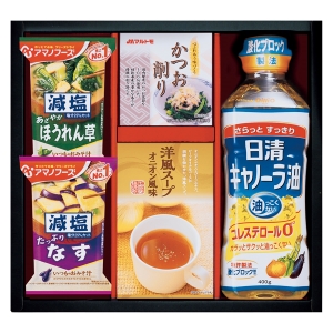 日清キャノーラ油&アマノフーズ バラエティセット【rm25b193gc014】