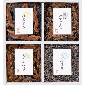 廣川昆布 御昆布 4品佃煮詰合せ（KB-15） 200-42【rm26c101gc070】