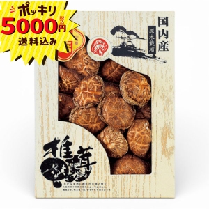 【5000円ポッキリ 送料無料】国内産 原木どんこ椎茸 YD-50N4【rm26c102gc061】