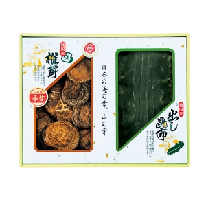国内産 原木香信椎茸・昆布詰合せ TSK-20N4【rm26c102gc073】