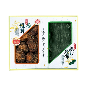 国内産 原木香信椎茸・昆布詰合せ TSK-25N4【rm26c102gc085】
