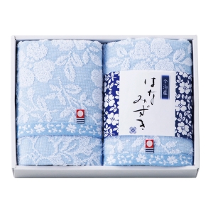触れる和 はなみずき フェイスタオル2P HN-8820【rm26c145gc023】
