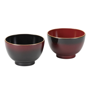 ぼかし塗 汁椀ペア 2631【rm26c181gc015】