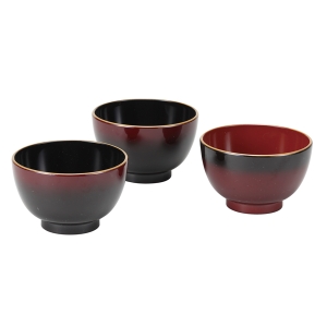 ぼかし塗 汁椀 三客揃 2633【rm26c181gc027】