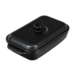 マジカリーノ レンジで発熱できる皿12×22cm（蓋付） RE-7674【rm26c185gc070】