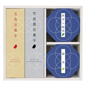 〈豆和菓〉 豆菓子・お茶詰合せ【rm257050c01】