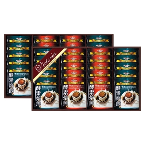 ビクトリアコーヒー 酵素焙煎ドリップコーヒーセット【rm268058c08】