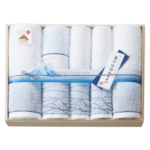 富士山染め 木箱入りタオルセット【rm257009c06】