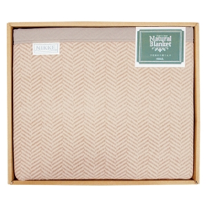 ニッケ NaturaL BLanket 洗える綿混ウール毛布（毛羽部分）【rm257116c02】