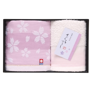 今治×泉州桜づくし ハンド・フェイスタオルセット【rm257079c03】