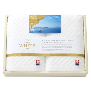 今治 The WHITE フェイスタオル2枚セット【rm246097c06】