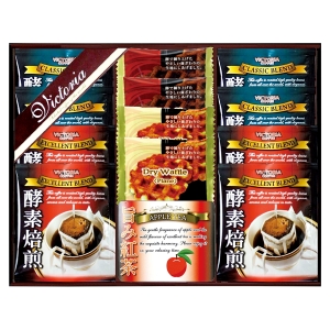 ビクトリアコーヒー コーヒー&紅茶・ドライワッフルセット【rm246146c06】