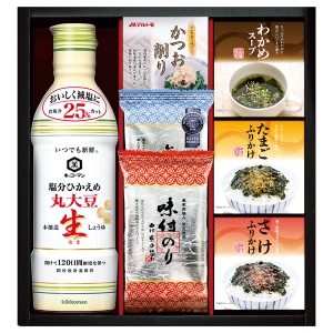 キッコーマン塩分ひかえめ生しょうゆ&バラエティギフト【rm257149c08】
