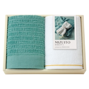 MIZUITO 澄み渡るみずいと フェイスタオル2枚セット【rm257022c02】