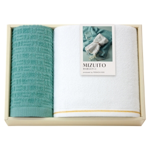 MIZUITO 澄み渡るみずいと バス・ハンドタオルセット【rm257022c04】