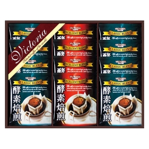 ビクトリアコーヒー 酵素焙煎ドリップコーヒーセット【rm257058c05】