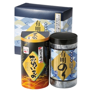 有明のり・永谷園松茸風味お吸い物詰合せ【rm257121c05】