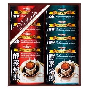ビクトリアコーヒー 酵素焙煎ドリップコーヒーセット【rm257122c06】