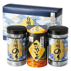 有明のり・永谷園松茸風味お吸い物詰合せ【rm257124c10】