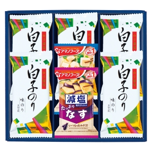味之庵 アマノフーズフリーズドライ&白子のりセット【rm257129c02】