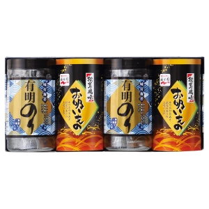 有明のり・永谷園松茸風味お吸い物詰合せ【rm257129c01】