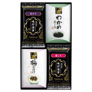ゆかり屋本舗 味付海苔&お茶漬け&スープ詰合せ【rm257129c07】