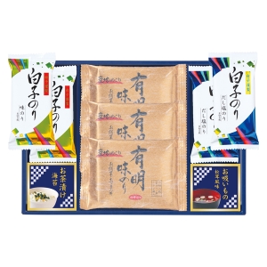味之庵 白子のり&永谷園食卓セット【rm257138c09】