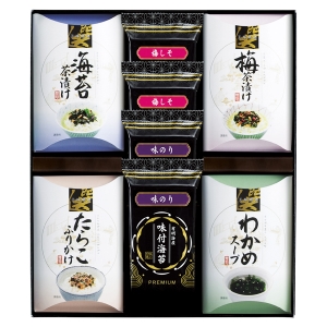 ゆかり屋本舗 味付海苔&お茶漬け&ふりかけ&スープ詰合せ【rm257138c05】