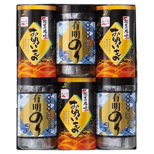 有明のり・永谷園松茸風味お吸い物詰合せ【rm257145c02】