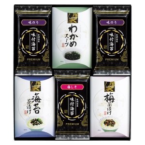 ゆかり屋本舗 味付海苔&お茶漬け&スープ詰合せ【rm257146c02】