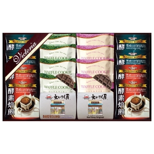 ビクトリアコーヒー コーヒー&紅茶・ワッフルクッキーセット【rm257152c09】