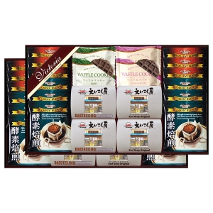 ビクトリアコーヒー コーヒー&紅茶・ワッフルクッキーセット【rm257173c09】