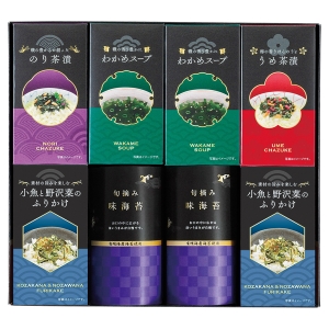 ゆかり屋本舗 味海苔・お茶漬・ふりかけ・スープセット LJD-40【rm268063c05】