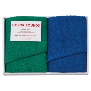 フェイスタオル2枚セットブルー CSD2520【rm268084c06】