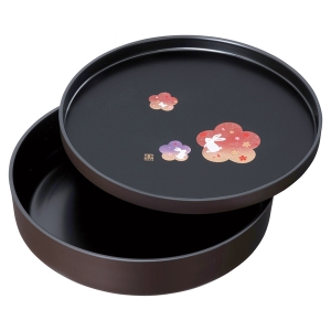 花舞うさぎ 盆付菓子鉢 2205029【rm268106c07】