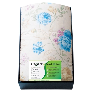 リプリーブ 羽毛布団1枚ブルー KAR-25007 BL【rm268116c07】